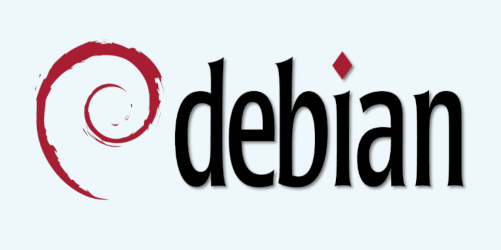 Picture of the Debian Linux logo.