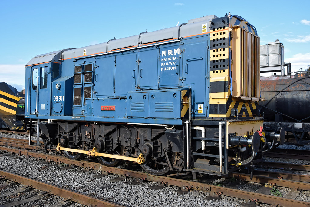 The BR08 911 nicknamed Matey as can be seen in the National Railway Museum in York. Photo source is rmweb.