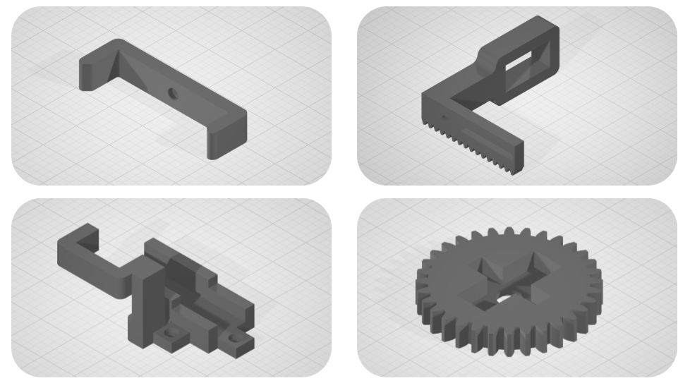 The four 3d models that are also available on Github. They are stored in the static folder.